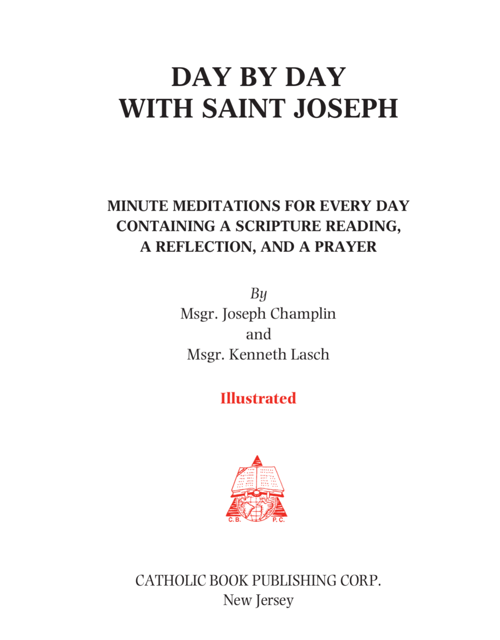 Catholic Book Publishing Day by Day with St. Joseph