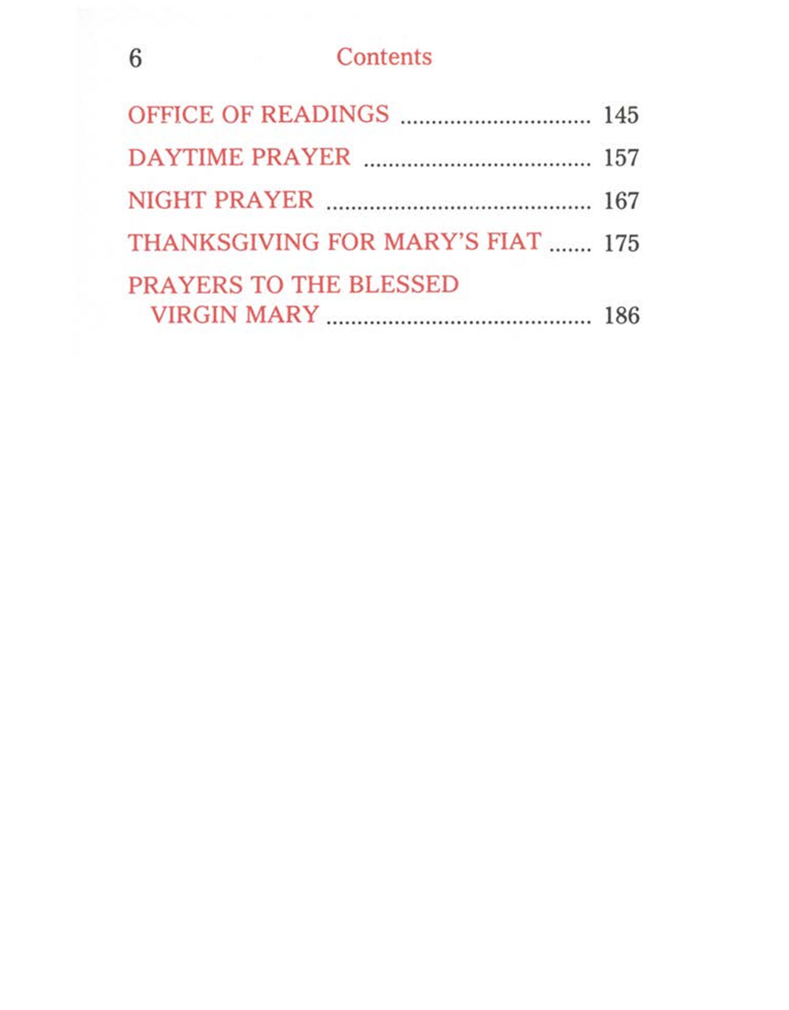 Catholic Book Publishing Little Office of the Blessed Virgin Mary