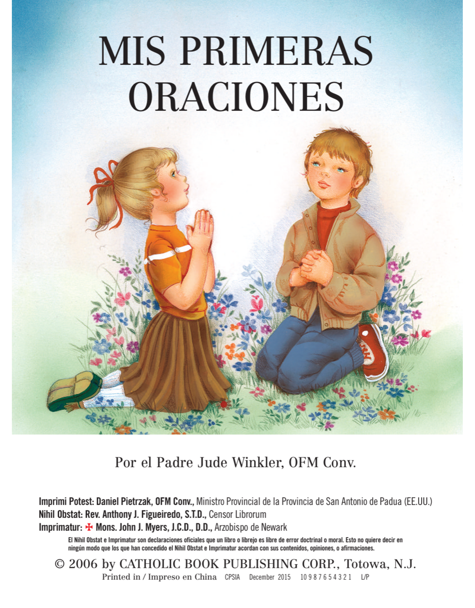 Catholic Book Publishing Mis Primeras Oraciones