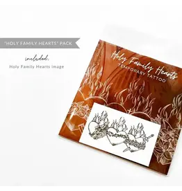 Just Love Prints Temporary Tattoos - Holy Family Hearts