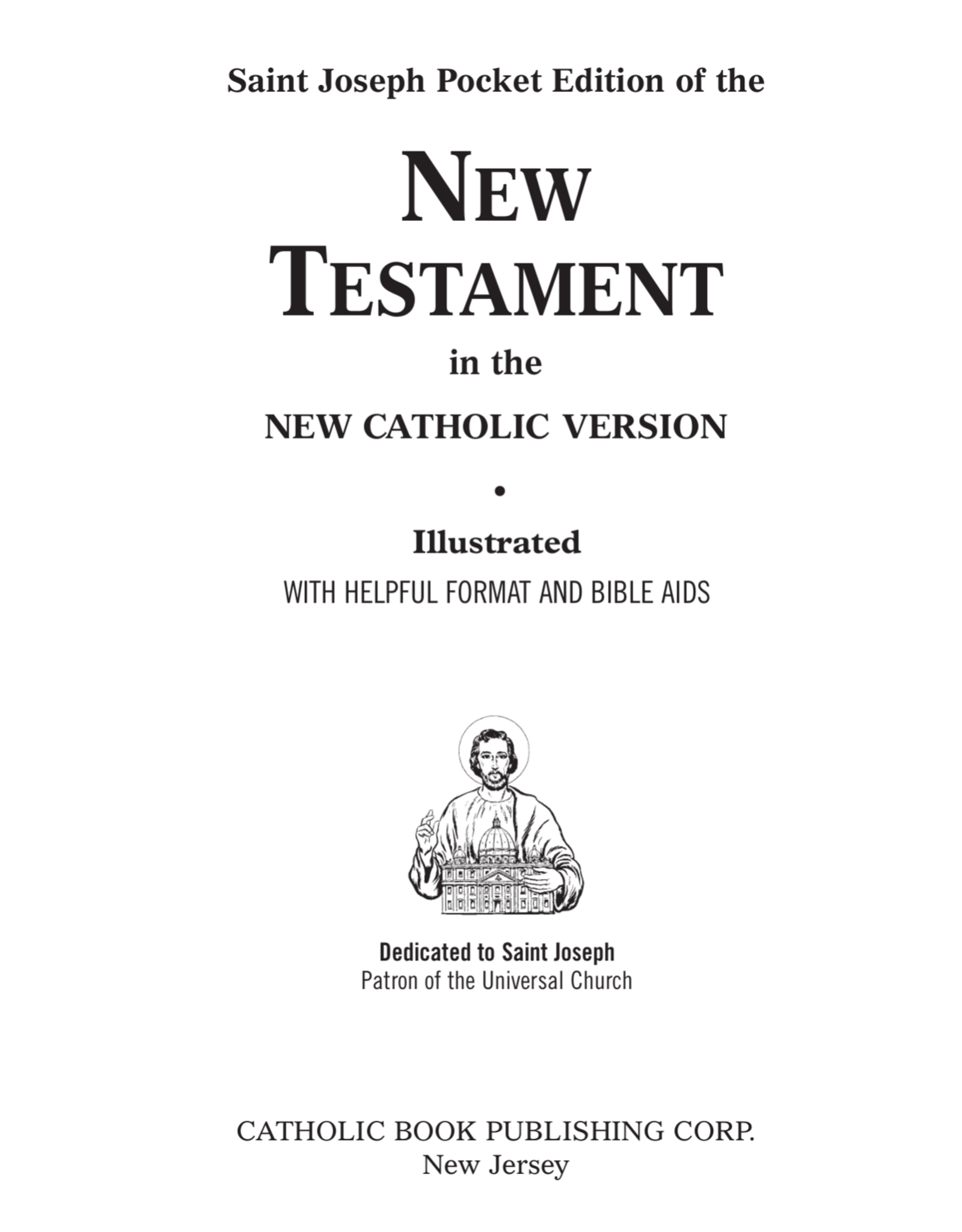 Catholic Book Publishing New Testament NCB (New Catholic Bible)