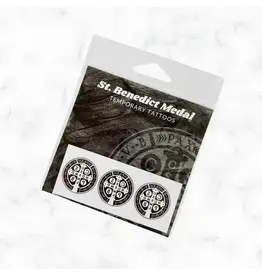 Just Love Prints Temporary Tattoos - St. Benedict Medal