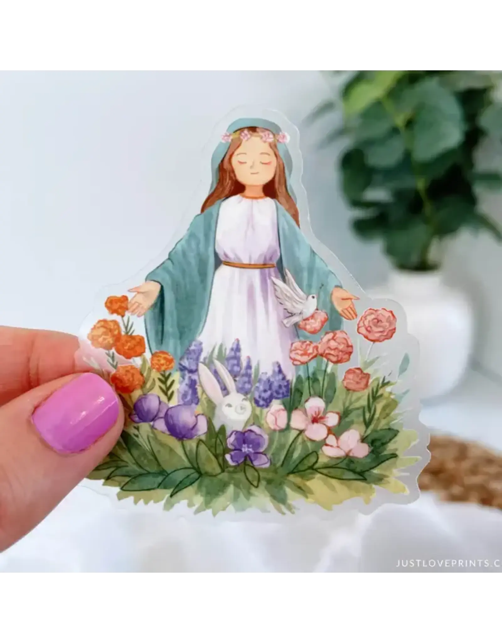 Just Love Prints Sticker -Mary's Garden