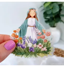 Just Love Prints Sticker -Mary's Garden