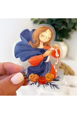Just Love Prints Sticker - Our Lady Undoer of Knots