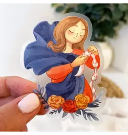 Just Love Prints Sticker - Our Lady Undoer of Knots