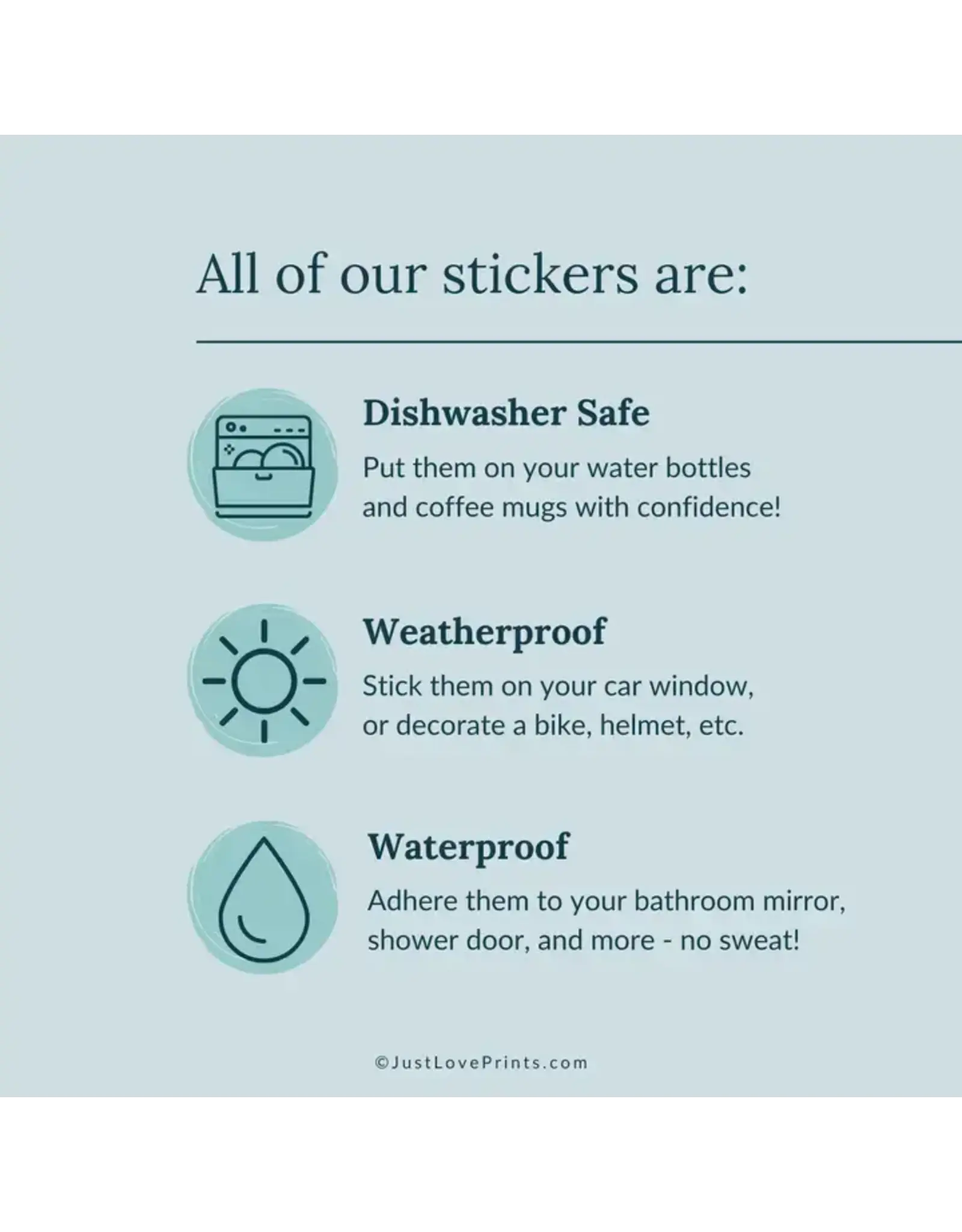 Just Love Prints Sticker - Set the World Ablaze (St. Catherine of Siena)