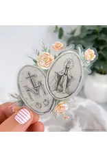 Just Love Prints Sticker - Silver Miraculous Medal