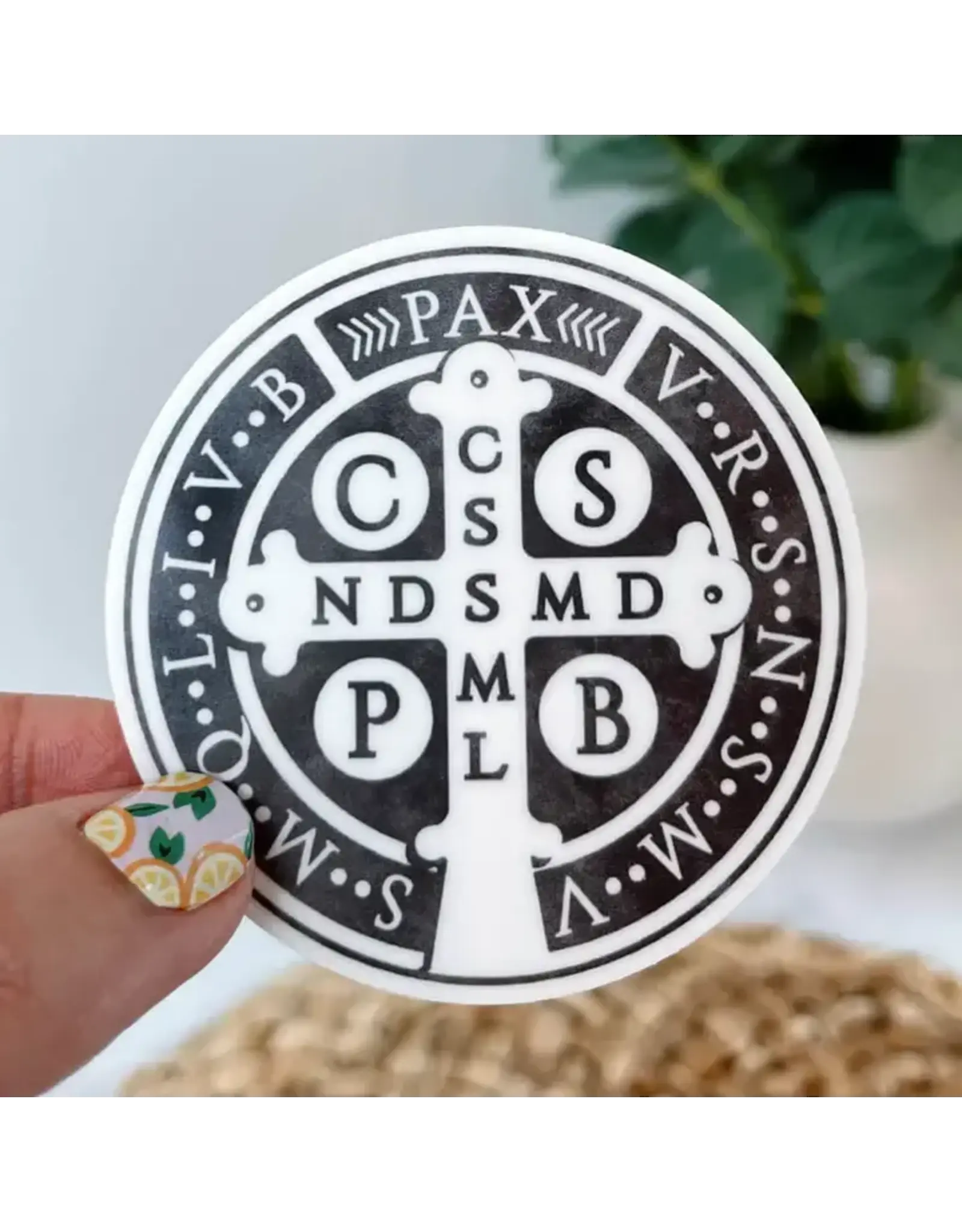 Just Love Prints Sticker - St. Benedict Medal