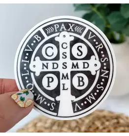 Just Love Prints Sticker - St. Benedict Medal