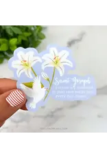 Just Love Prints Sticker - St. Joseph Husband Prayer