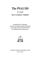 Catholic Book Publishing St. Joseph New Catholic Version Psalms