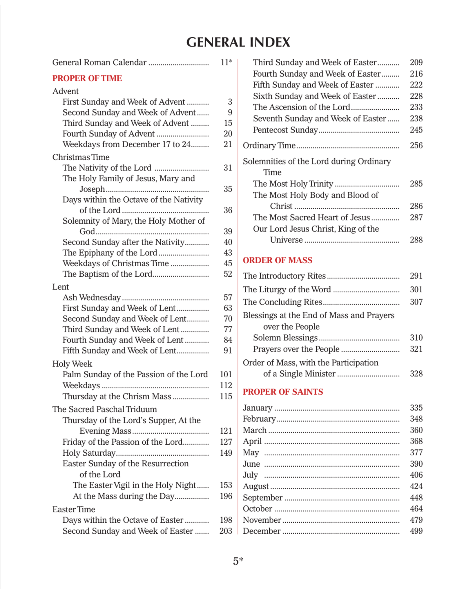 Catholic Book Publishing Excerpts from the Roman Missal: Chapel Clothbound Edition