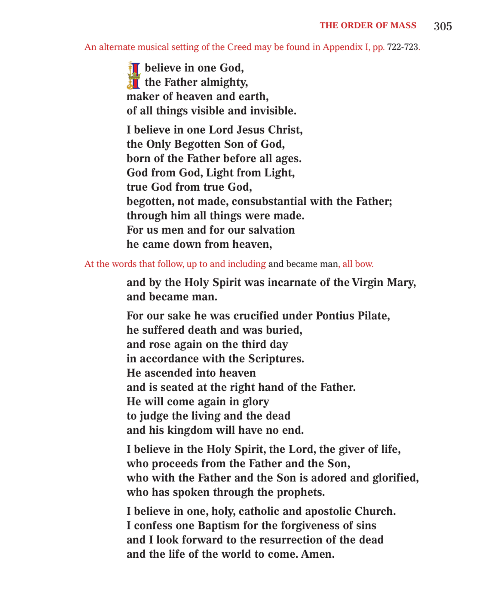 Catholic Book Publishing Excerpts from the Roman Missal: Chapel Clothbound Edition