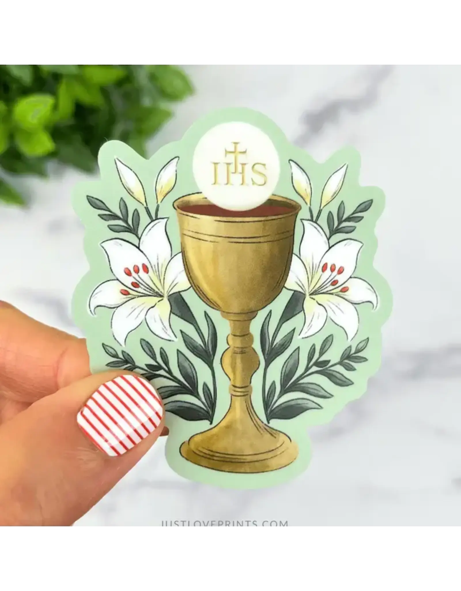 Just Love Prints Sticker - Holy Eucharist