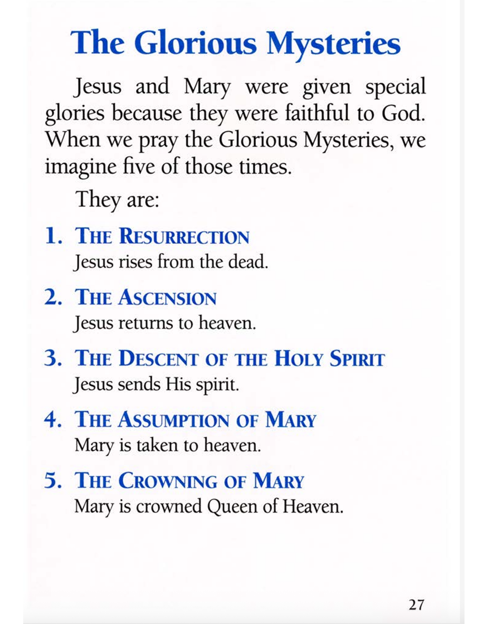 Catholic Book Publishing Rosary for Children