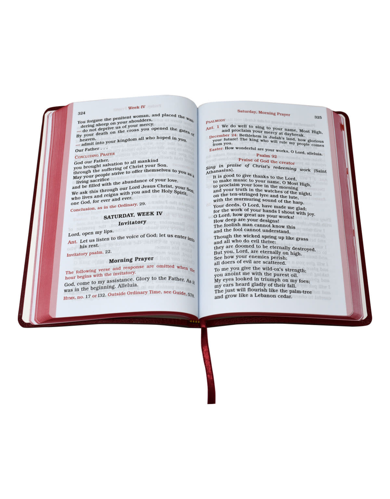 Catholic Book Publishing Shorter Christian Prayer (Large Type)