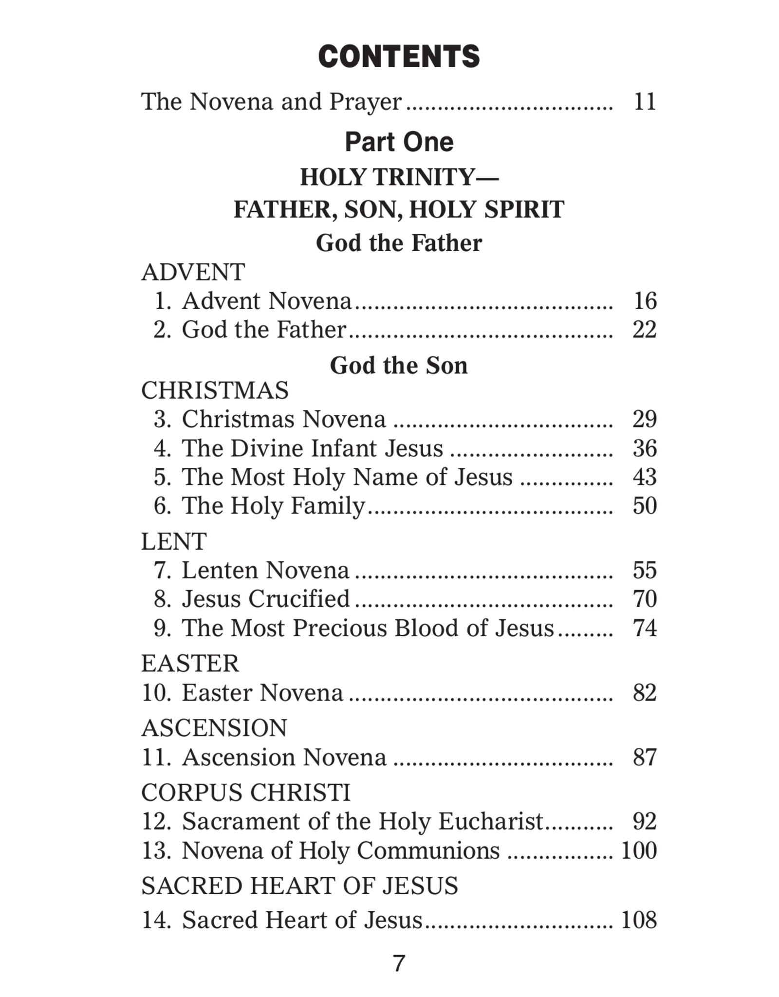 Catholic Book Publishing Treasury of Novenas