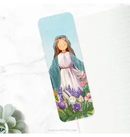 Just Love Prints Bookmark - Mary's Garden