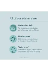 Just Love Prints Sticker Sheet - Mini Masculine St. Benedict Medal