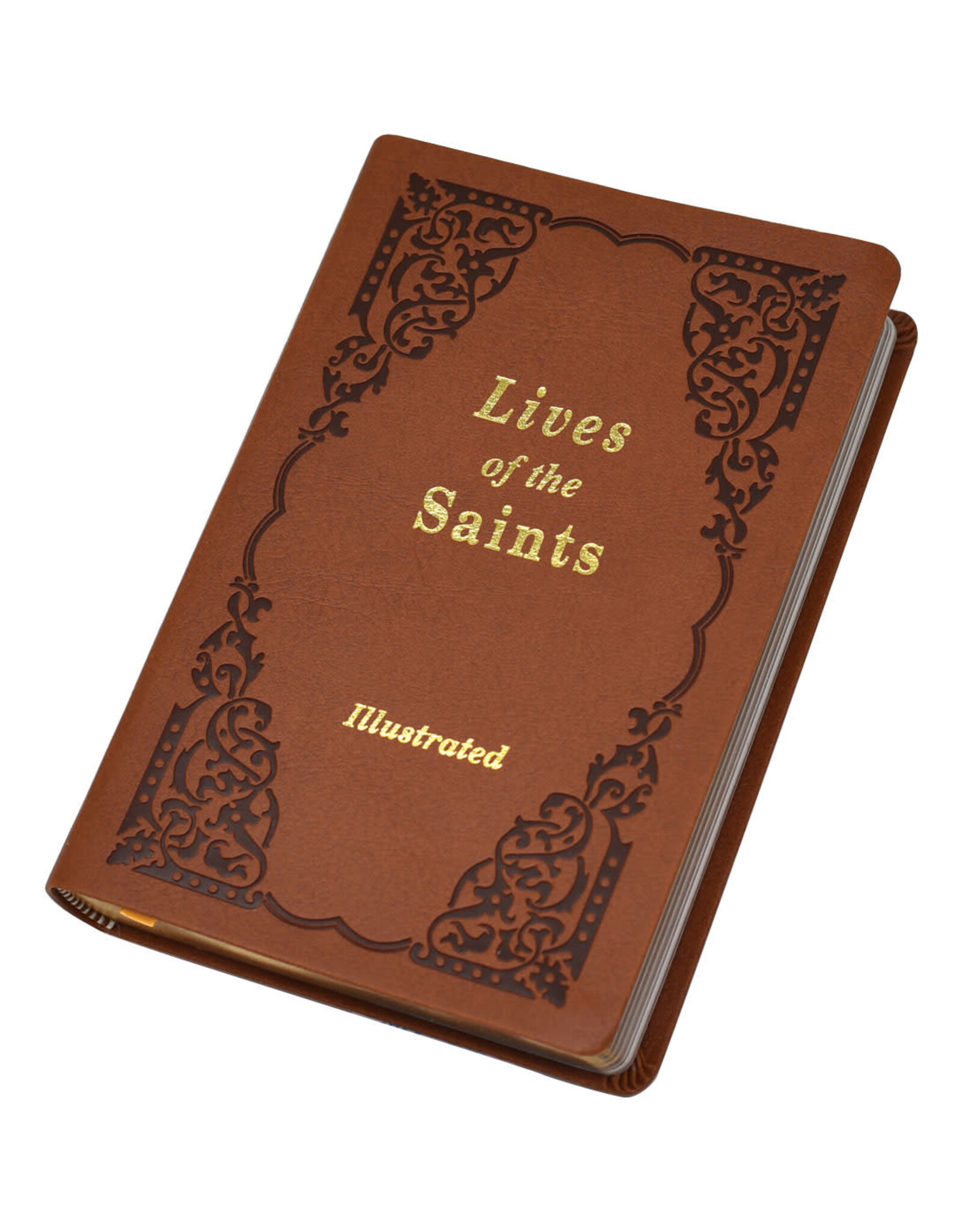 Catholic Book Publishing Lives of the Saints Brown Dura-Lux