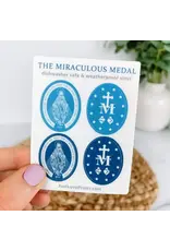 Just Love Prints Sticker Sheet - Mini Miraculous Medal