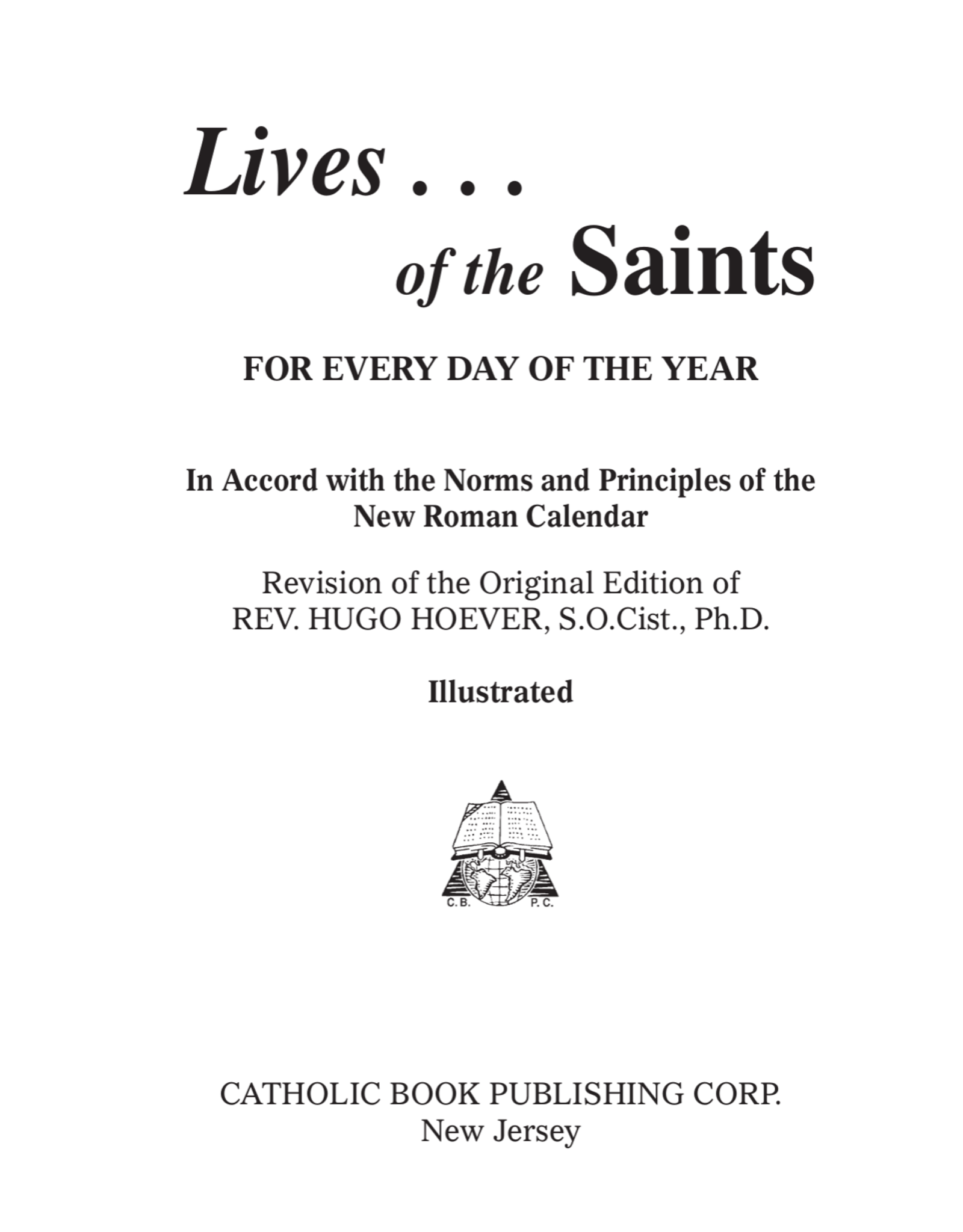Catholic Book Publishing Lives of the Saints Brown Dura-Lux