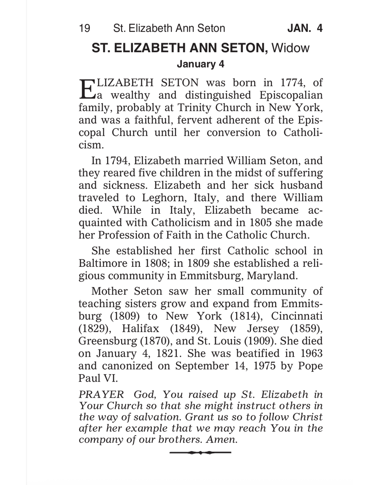 Catholic Book Publishing Lives of the Saints Brown Dura-Lux