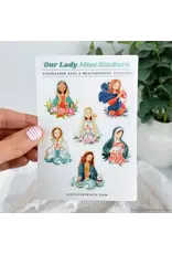 Just Love Prints Sticker Sheet - Our Lady "Mini"