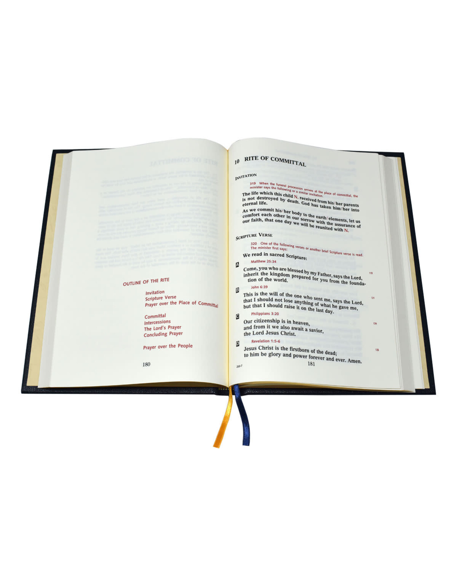 Catholic Book Publishing Order of Christian Funerals Leather