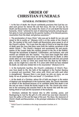Catholic Book Publishing Order of Christian Funerals Leather