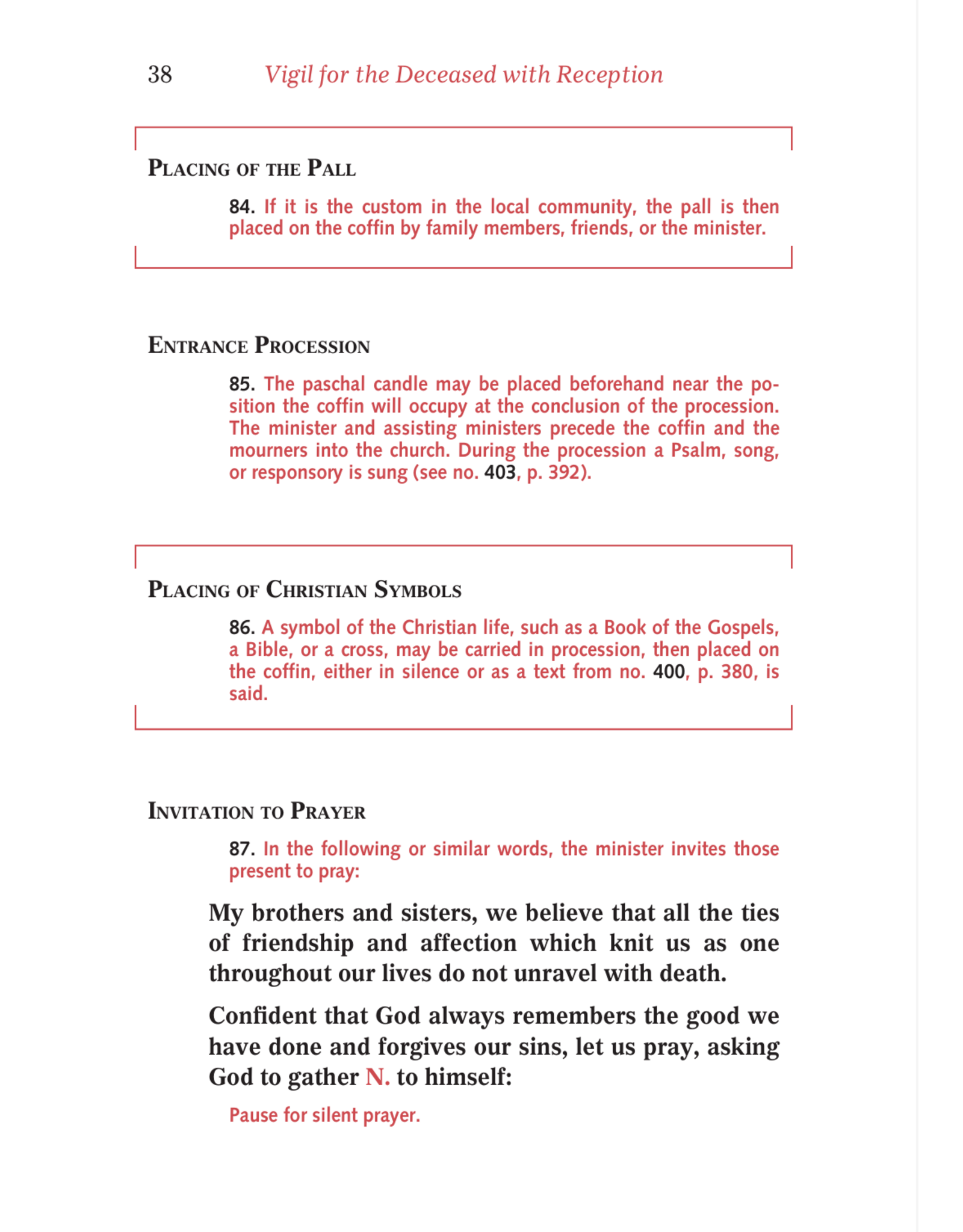 Catholic Book Publishing Order of Christian Funerals Leather