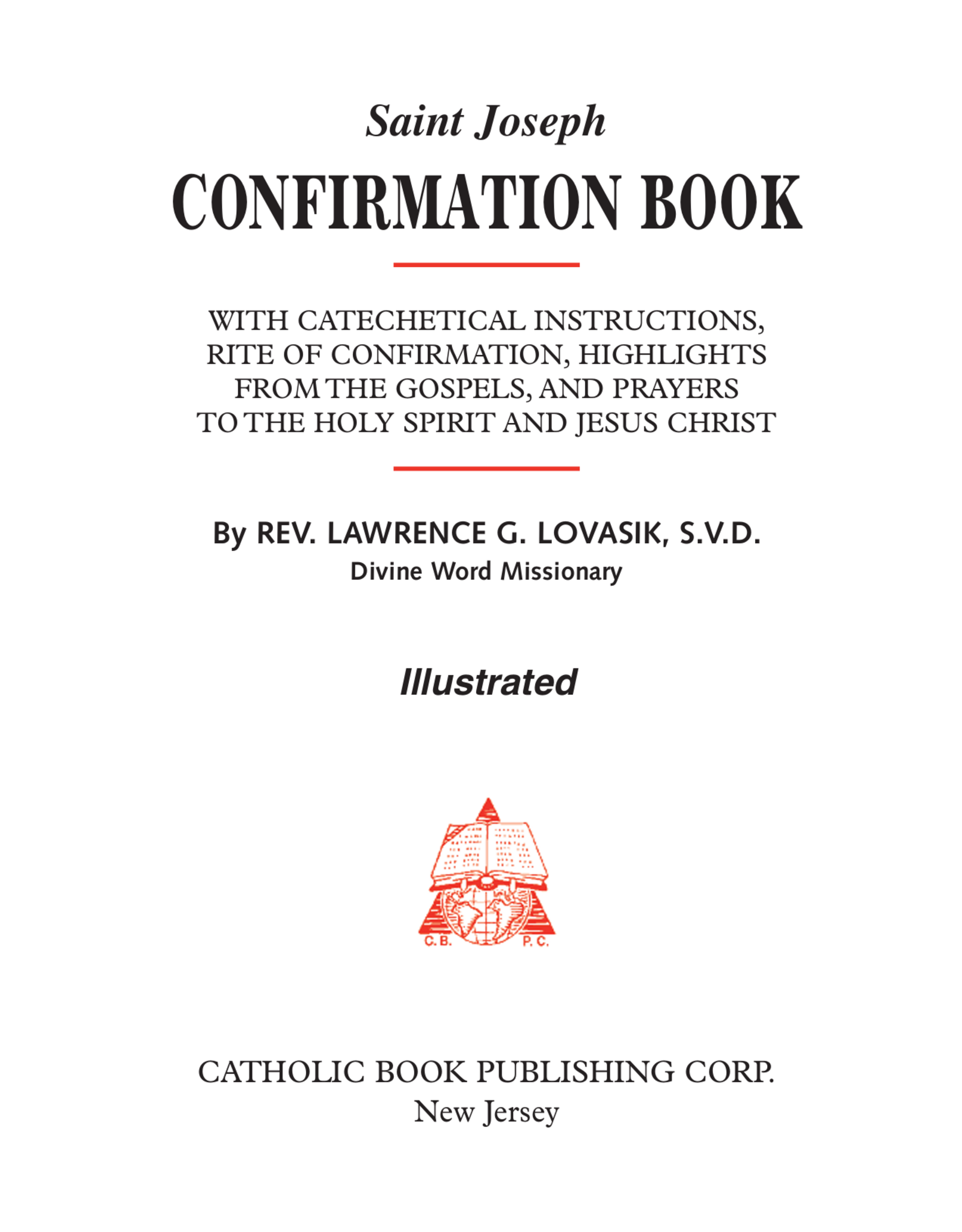Catholic Book Publishing St. Joseph Confirmation Book