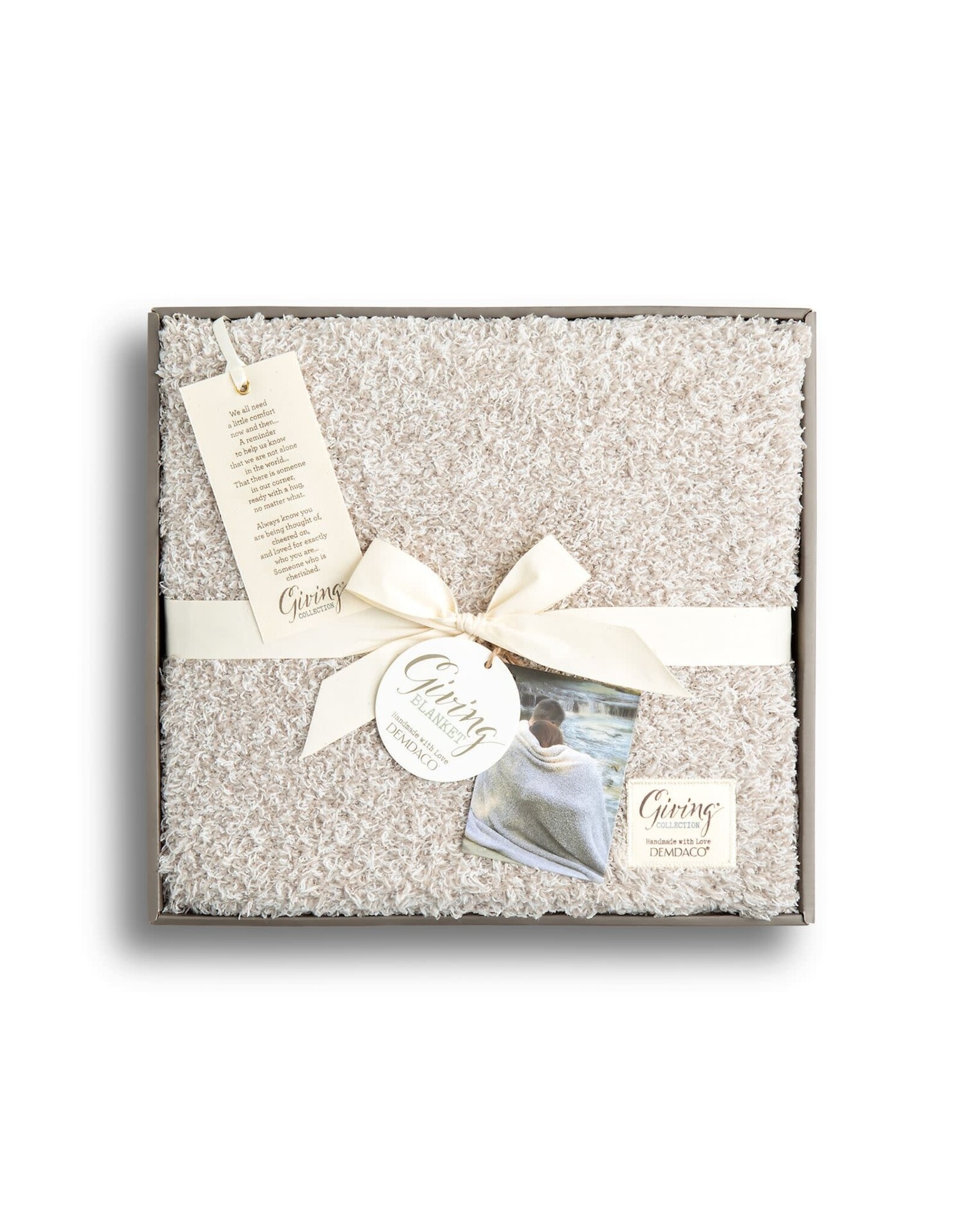 Giving Apparel Throw Blanket - Giving Collection, Taupe