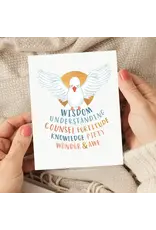 Just Love Prints Card - Confirmation, Gifts of the Holy Spirit (Blank Inside)