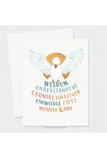 Just Love Prints Card - Confirmation, Gifts of the Holy Spirit (Blank Inside)