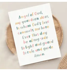 Just Love Prints Card - Guardian Angel (Blank Inside)