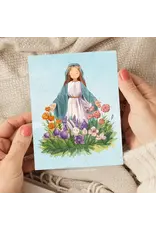 Just Love Prints Card - Mary's Garden (Blank Inside)