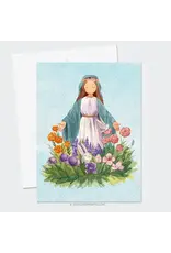 Just Love Prints Card - Mary's Garden (Blank Inside)