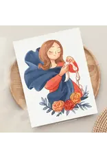 Just Love Prints Card - Our Lady Undoer of Knots (Blank Inside)