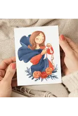 Just Love Prints Card - Our Lady Undoer of Knots (Blank Inside)