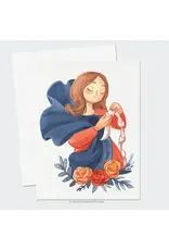 Just Love Prints Card - Our Lady Undoer of Knots (Blank Inside)