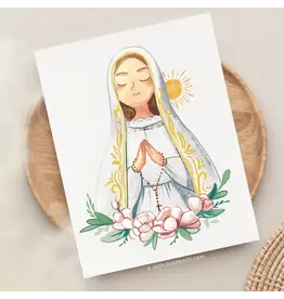 Just Love Prints Card - Our Lady of Fatima (Blank Inside)