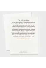 Just Love Prints Card - Our Lady of Fatima (Blank Inside)