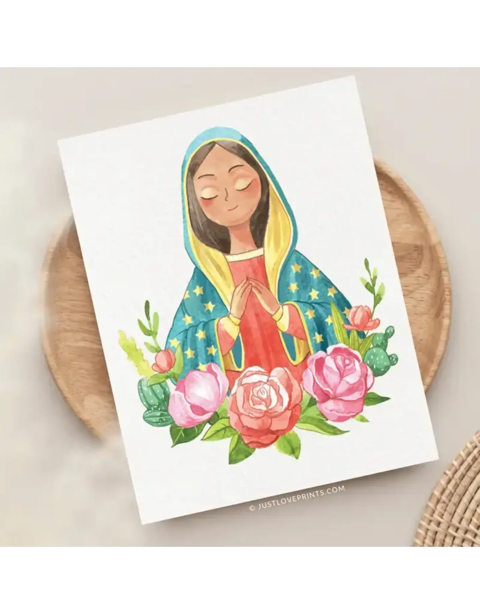 Just Love Prints Card - Our Lady of Guadalupe (Blank Inside)