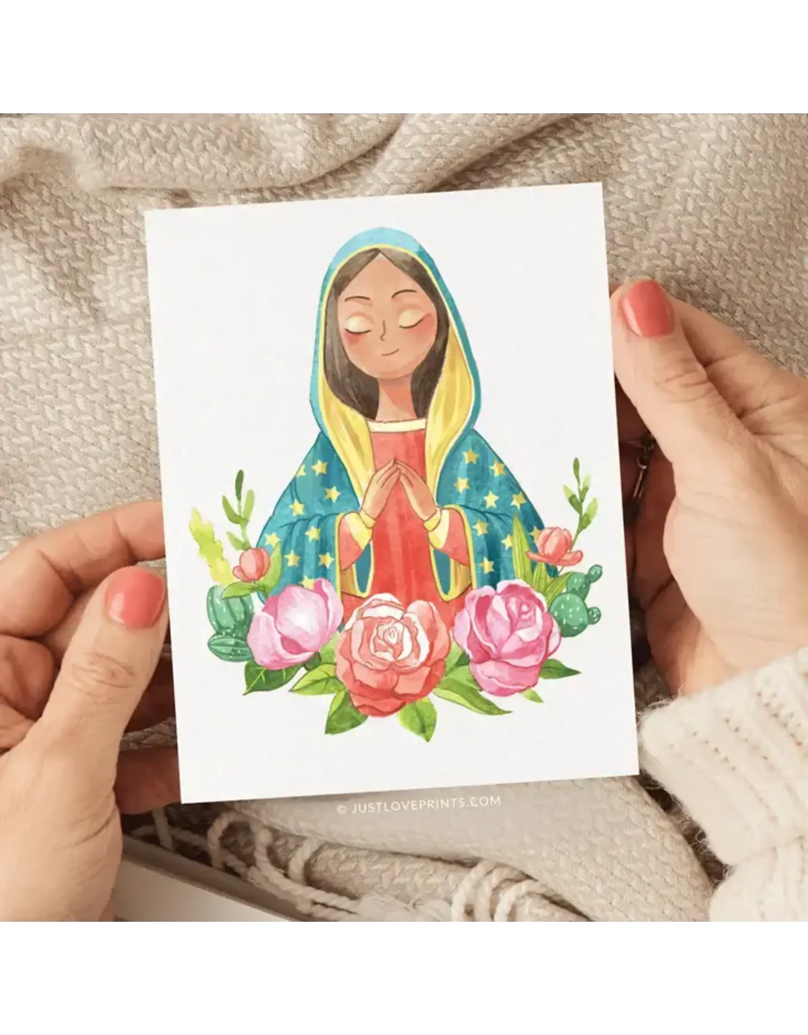 Just Love Prints Card - Our Lady of Guadalupe (Blank Inside)
