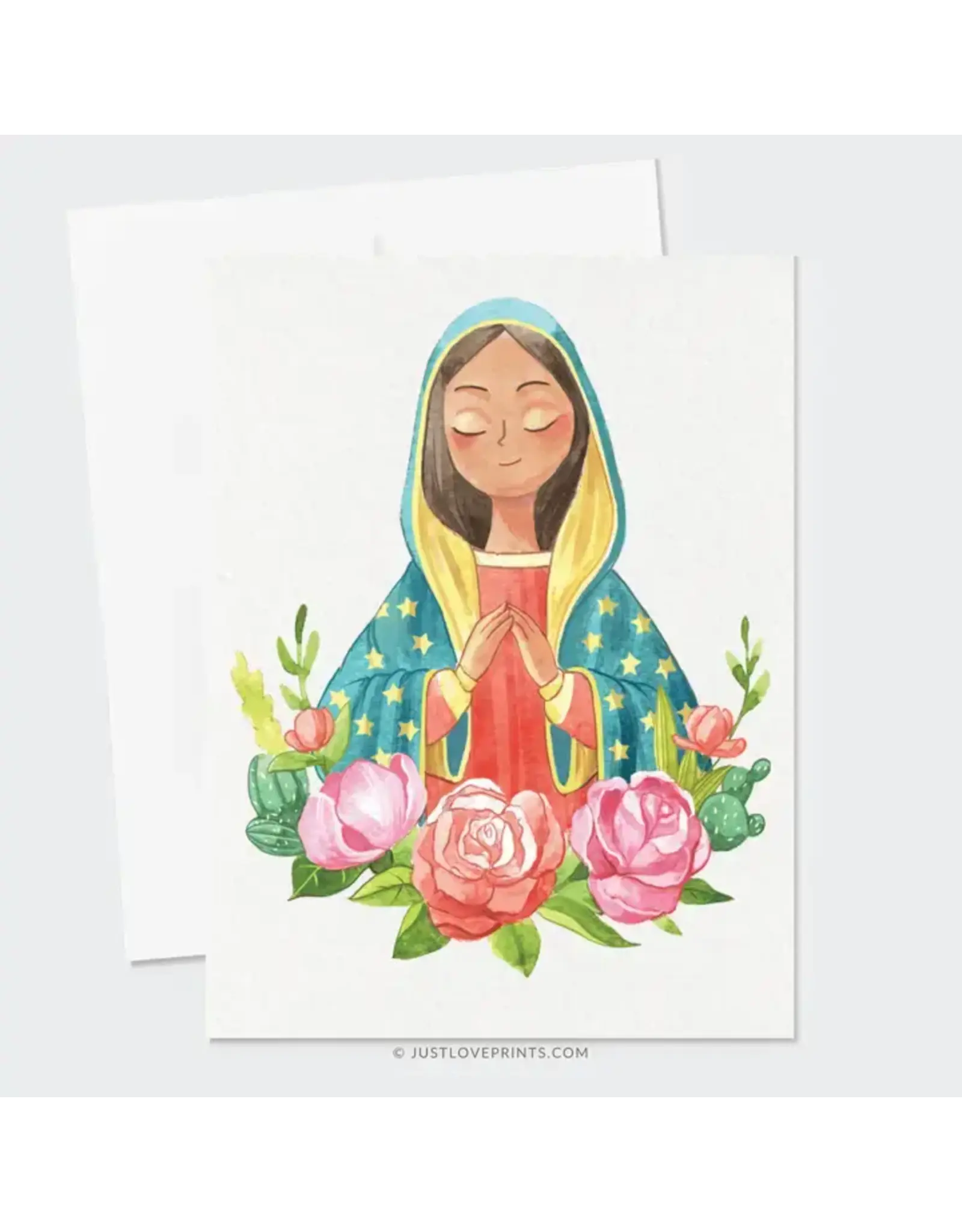Just Love Prints Card - Our Lady of Guadalupe (Blank Inside)