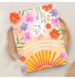 Just Love Prints Card - Set the World Ablaze (Blank Inside)