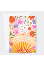 Just Love Prints Card - Set the World Ablaze (Blank Inside)