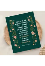 Just Love Prints Card - Suffering & Strength (Blank Inside)